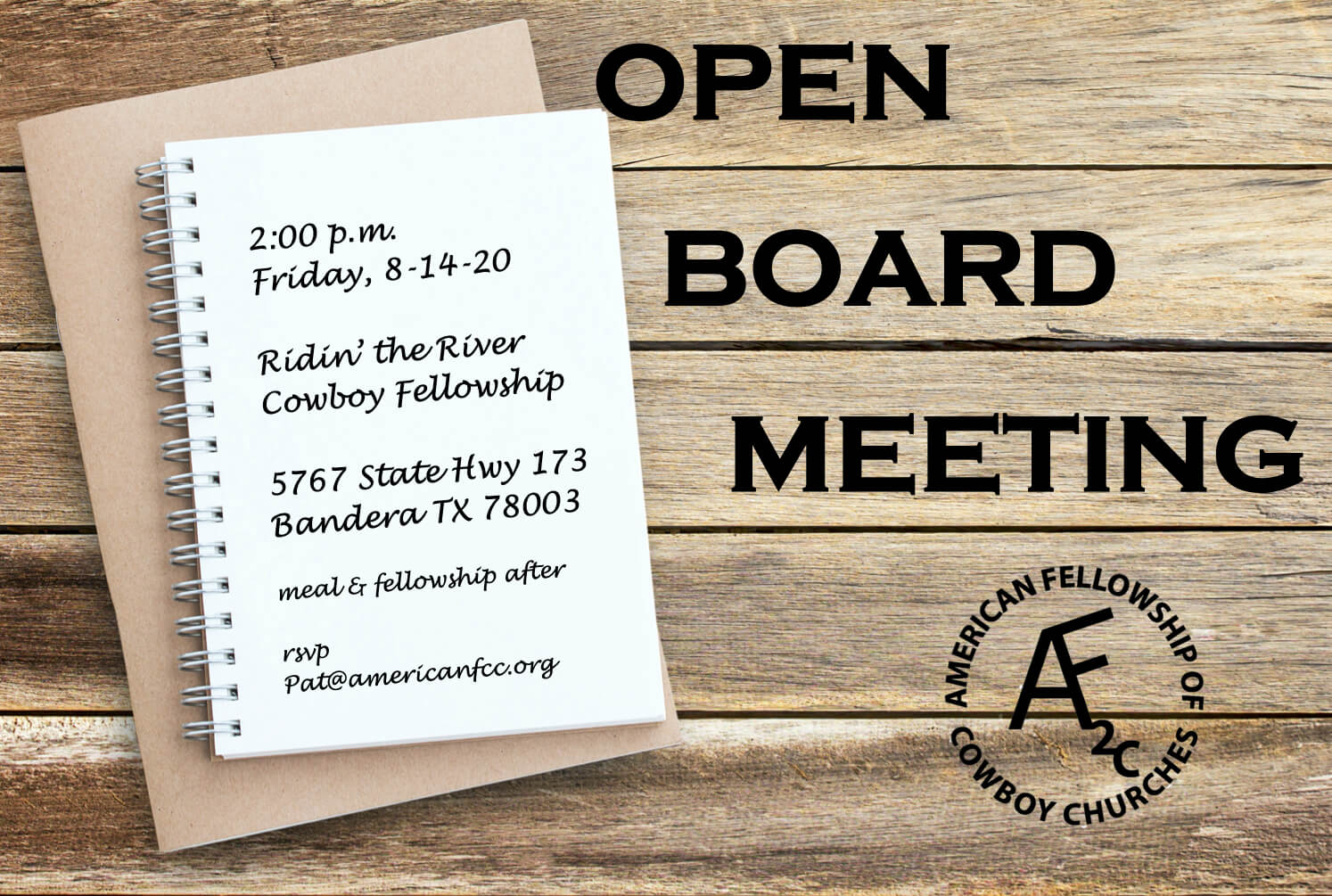 AFCC Open Board Meeting 2020