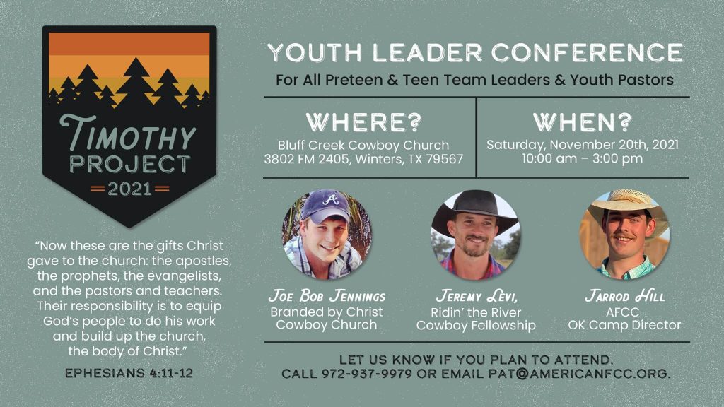 Timothy Project Nov 2021 Flyer